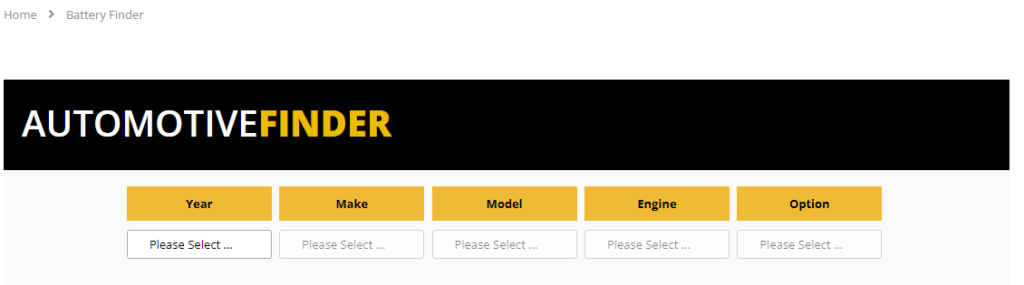 Batterysystems Battery Search