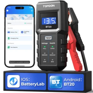 Car Battery Load Tester works with mobile phone