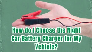 Read more about the article How do I Choose the Right Car Battery Charger for My Vehicle Simply in 2 Steps?