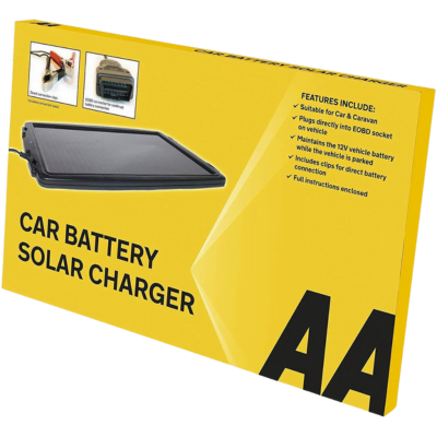 AA Car Solar Powered Battery Charger