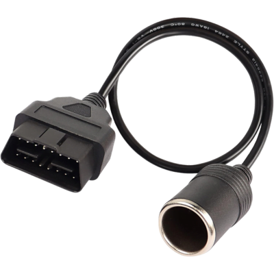 OBD2 to Cigarette Lighter Female Socket Adapter